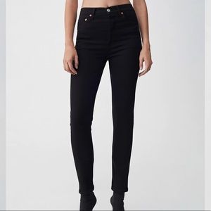RE/DONE Ultra Stretch High Rise Ankle Crop Jeans